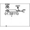 Stredný tlmič výfuku MTS 01.58110