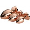 Sada Dream Toys GLEAMING LOVE ROSE GOLD PLUG SET