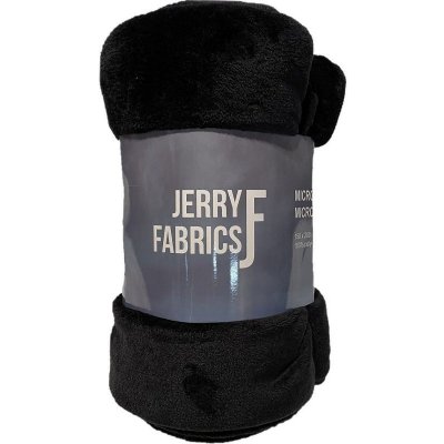 Jerry Fabrics deka microflanel super soft Čierna 150x200