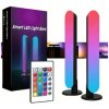 Eveon Smart Bars RGB stolná lampa 2ks, čierna