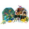 Floss&Rock Playbox s drevenými figúrkami Dinosaurus