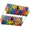 Invento drak Hargrave Box Kite Rainbow Mesh