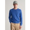 Gant Structured Cotton C-neck modrá