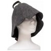 Čiapka do sauny sivá, vlna