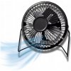 MINI VENTILÁTOR VENTILÁTOR STOLOVÝ USB PRENOSNÝ STOJACI AUTOMOBILOVÝ ČIERNY