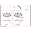Sada brzdových platničiek, vždy 4 kusy v sade BREMBO P 85 050 (P85050)