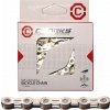 Clarks Bicycle Chain YBN CSL-H11CR Shimano Campagnolo SRAM (11 rychlostních stupňů, 1/2x11/128, 116 buněk, 5,6 mm, řetězový klip, super světlo, chrom)