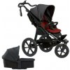 TFK Pro 2v1 Anthracite with Red Higlights Combi carrycot + Seat unit Hlboká vanička Anthracite with Red Higlights