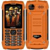 EVOLVEO StrongPhone H1, vodotesný odolný Dual SIM telefón, oranžová