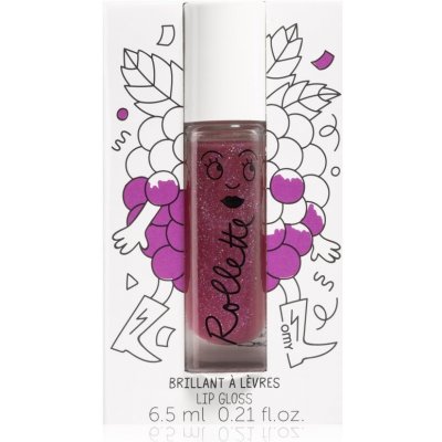 Nailmatic Kids Rollette lesk na pery pre deti odtieň Blackberry 6,5 ml