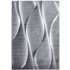 Ayyildiz , DOPREDAJ: 120x170 cm Kusový koberec Parma 9310 black, 120x170, šedá, chodba / predsieň