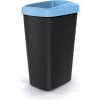 Odpadkový koš COMPACTA Q DROP - objem: 45 l, barva: světle modrá