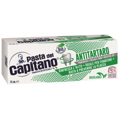 Pasta Del Capitano zubná pasta pre fajčiarov proti zubnému kameňu 75 ml