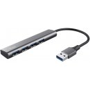 Trust Halyx Aluminium USB-C to 4-Port USB-A 3.2 Hub 23328
