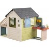 Domček s remeselníckou dielňou Pretty Playhouse&Kitchen Life Smoby s kuchynkou rozšíriteľný s UV filtrom od 24 mes