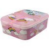 STOR Box na desiatu Jednorožec Rainbow deleny