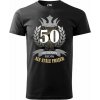 Pánske tričko 50 odtieňov šedín (Tričko k 50 narodeninám)