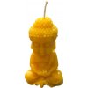 MEDÁREŇ Prírodná sviečka z včelieho vosku - MALÝ BUDHA