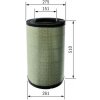 BOSCH Vzduchový filter BOSCH F 026 400 678