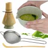 SET NA ČAJ MATCHY CHASHAKU SET MATCHA METLA LYŽICA 5KUSOV