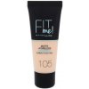Maybelline zjednocujúci make-up s matujúcim efektom Fit Me! Matte & Poreless Make-Up 105 Natural Ivory 30 ml