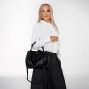 Čierna kožená kabelka Wojewodzic 31990/S01/Z