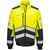 PORTWEST HI-VIS EV4 EV468 / Pánsky softshellový bomber - žltá/čierna XXL