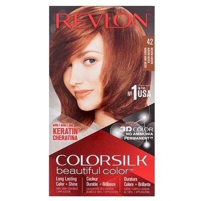 Revlon Colorsilk Beautiful Color barva na vlasy na barvené vlasy na všechny typy vlasů 59.1 ml odstín 42 Medium Auburn pro ženy