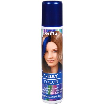 Venita 1-DAY farebný SPREJ NA vlasy modrý 50 ml