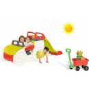 Smoby 840200-17 set preliezačka Adventure Car so šmykľavkou a vozík na ťahanie s vedro setom