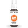 AK Interactive akrylová barva black red 17 ml