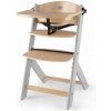 KINDERKRAFT Stolička jedálenská Enock Grey wooden, Premium
