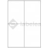 Labelea Samolepiace etikety 105x148 mm biele papierové, na hárku A4, pre laserovú a atramentovú tlač, Farba etikiet Biela, Počet hárkov v balení 100 EPM105148W004S