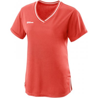 Wilson Dámske tričko team 2 v neck tmavo modrá