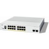 Cisco Catalyst switch C1200-16P-2G (16xGbE,2xSFP,16xPoE+,120W,fanless) C1200-16P-2G