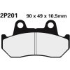 NISSI BRAKE PADS 2P-201NS SINTER METAL