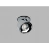LED2 21507335DT Zapustené bodové svietidlo KLIP LED, 11W, 3000K, 770lm, IP20, čierna/chrómová, TRIAC
