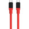 Tactical KP31176 Fat Man USB-C/USB-C, 1m, červený