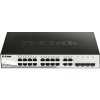 D-Link DGS-1210-20 L2/L3 Smart+ switch, 16x GbE, 4x RJ45/SFP, fanless (DGS-1210-20/E)