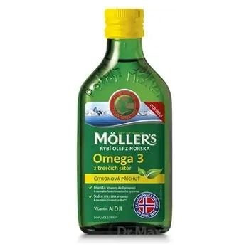 Möller's Omega 3 rybí olej citrón 250 ml