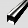 LED Solution Závesný profil pre LED pásiky Z3 čierny Vyberte variantu a dĺžku: Profil + Nacvakávacie priehľadný difúzor 2m LP411NB_LP411N-TRANC