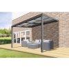 Pergola so zastrešením Air 390x299 cm antracit