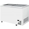 TEFCOLD Pultová mraznička presklené rovné veko | ARO 501/2 White Edge