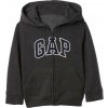 Detská mikina GAP, V-LOGO FZ tmavo sivá,biela, 5Y