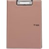 oxybag Dvojdoska / podložka na písanie s klipom, zatváracia , A4 Metallic - medená
