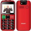 EVOLVEO Mobilní telefon pro seniory s nabíjecím stojánkem EasyPhone ET, červená
