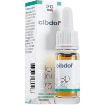 Cibdol CBD olej 2.0 20 % 2000 mg 10 ml