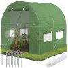 Záhradný fóliovník 2x2x2m - 4m² s UV filtrom a konštrukciou zelená