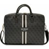 Guess PU 4G Printed Stripes Computer Bag 15/16