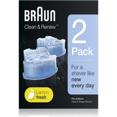 Braun CCR Refill LemonFresh náhradné náplne do čistiacej stanice s vôňou Lemon Fresh 2 ks
